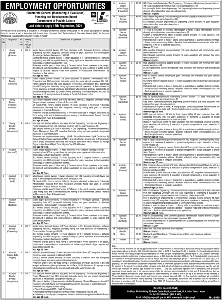 Jobs in Planning & Development (P&D)