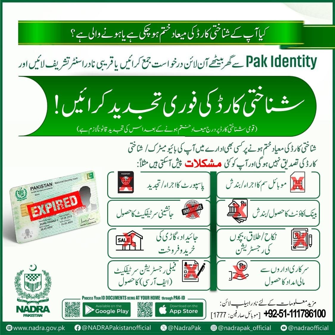 CNIC Renewal
