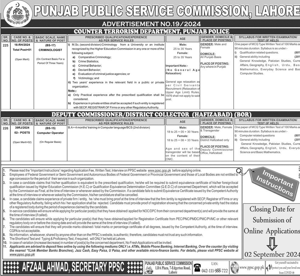 Jobs in PPSC