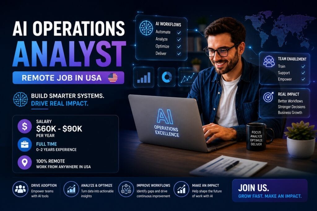 AI Operations Analyst – Remote Job in USA