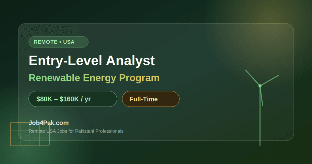 Entry-Level Analyst – Remote Job in USA