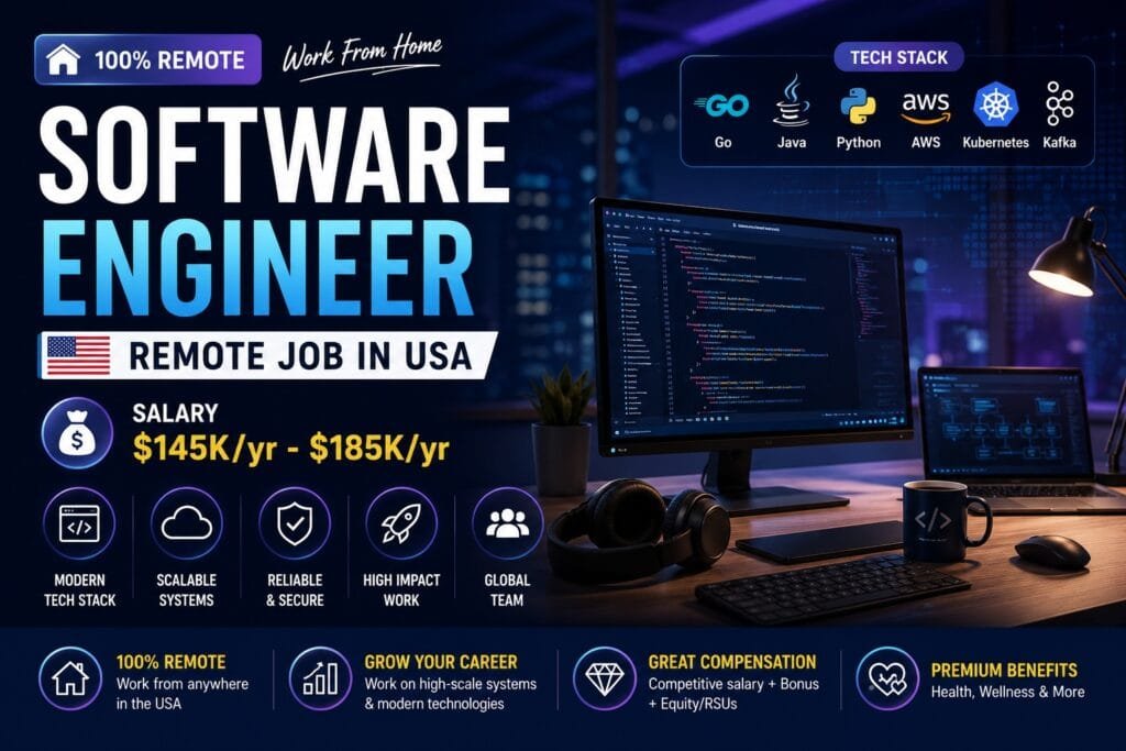 Software Engineer – Remote job in USA
