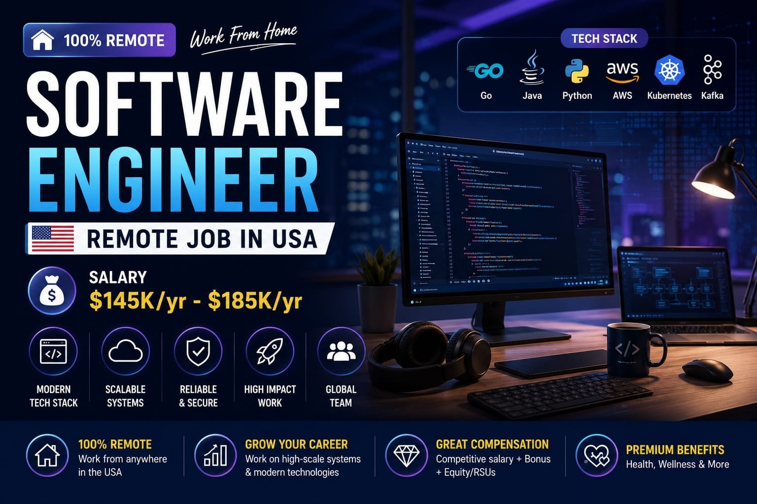 Software Engineer – Remote job in USA