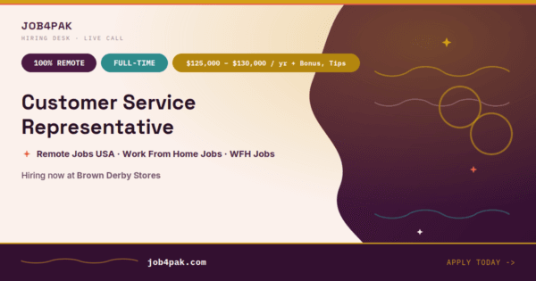 Customer Service Representative – Remote Job USA