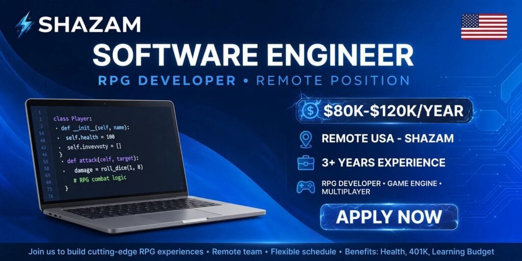 Software Engineer — Remote Job USA