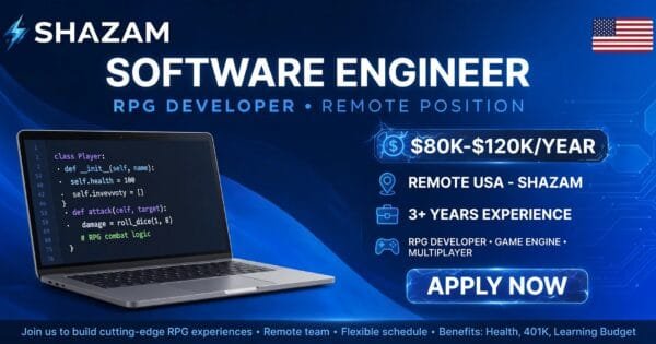Software Engineer — Remote Job USA