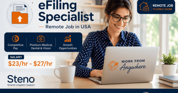 eFiling Specialist – Remote Job in USA
