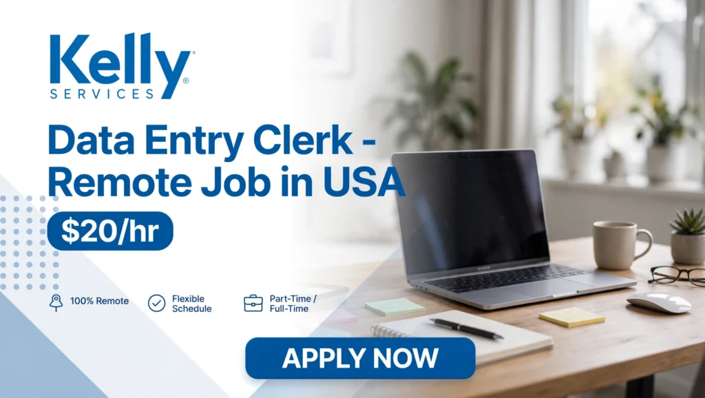 Data Entry Clerk – Remote Job in USA