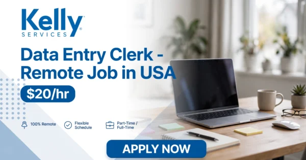 Data Entry Clerk – Remote Job in USA