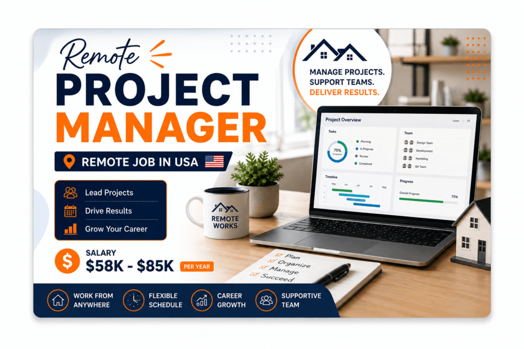 Remote Project Manager – Remote Job in USA
