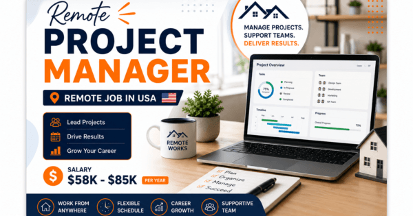 Remote Project Manager – Remote Job in USA