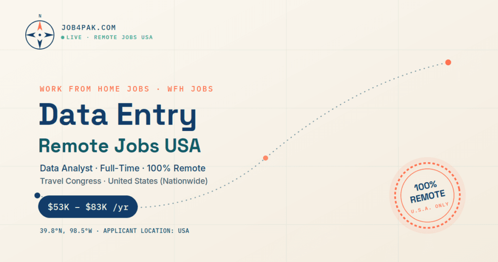 Data Entry – Remote Jobs USA