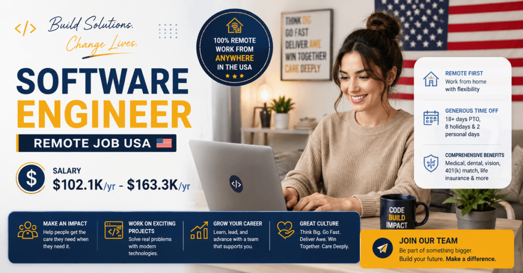Software Engineer – Remote Job USA