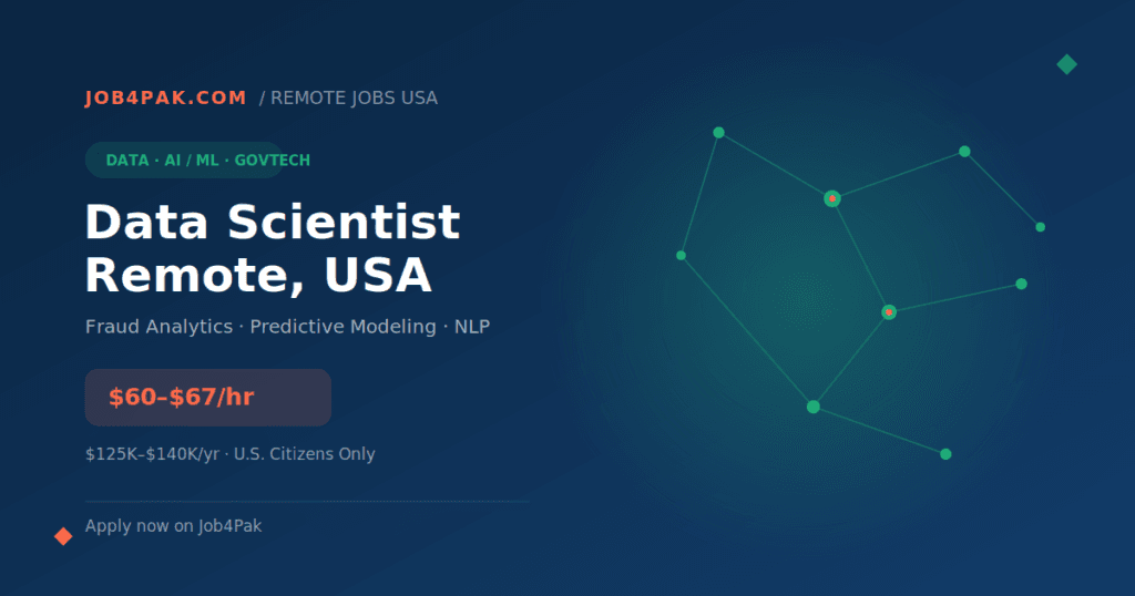 Data Scientist – Remote Job USA