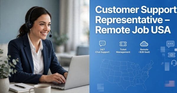 Customer Support Representative – Remote Job USA