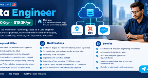 Data Engineer – Remote Jobs USA