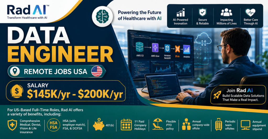Data Engineer – Remote Jobs USA