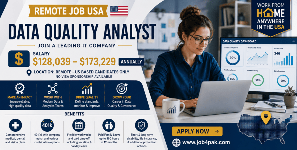 Data Quality Analyst – Remote Job USA