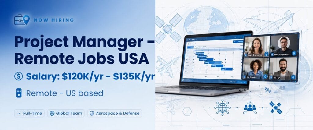 Project Manager– Remote Jobs USA