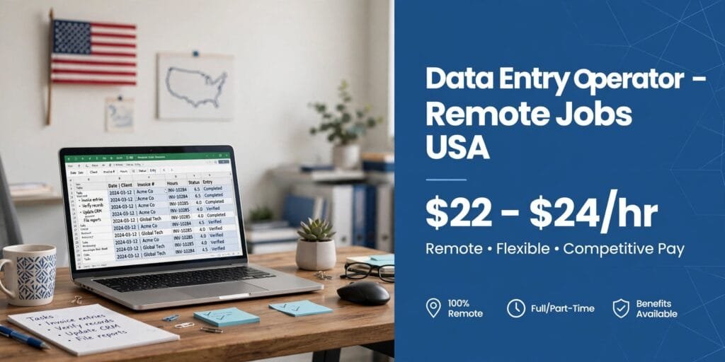Data Entry Operator – Remote Jobs USA