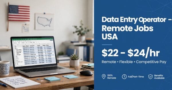 Data Entry Operator – Remote Jobs USA