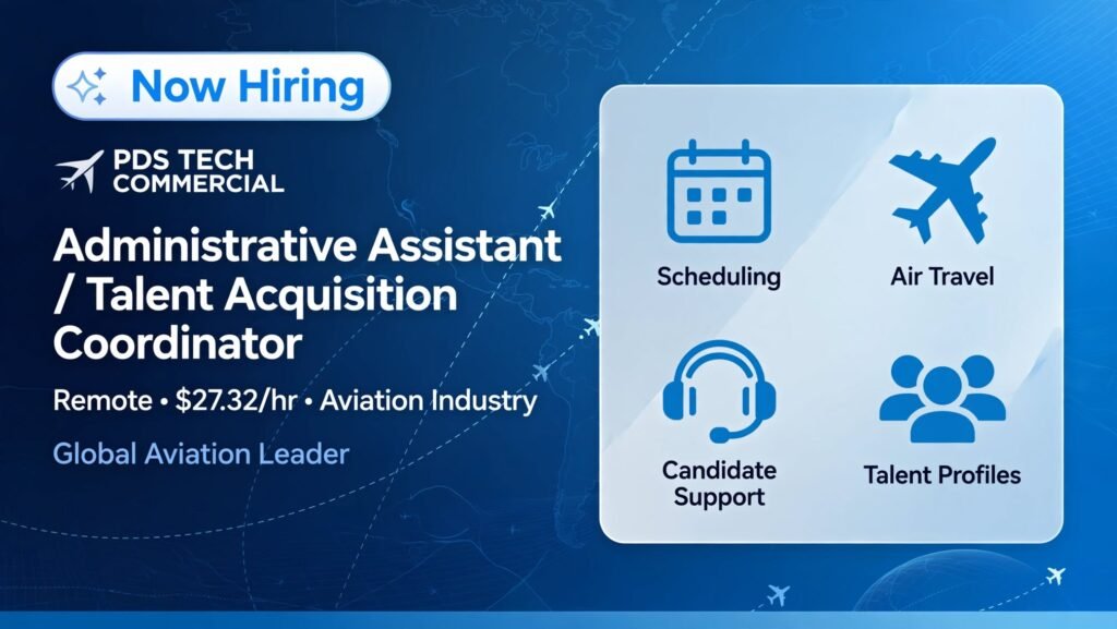 Administrative Assistant Remote Job – $27.32/hr WFH (USA)