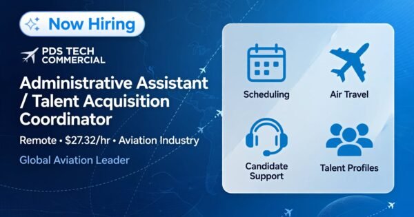 Administrative Assistant Remote Job – $27.32/hr WFH (USA)