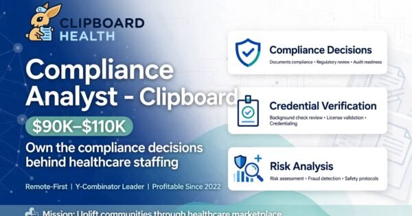 Compliance Analyst &ndash; Remote Jobs USA ($90K-$110K)