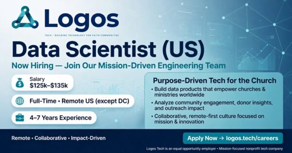 Data Scientist (US) at Logos | Remote Job USA, $125K-$135K