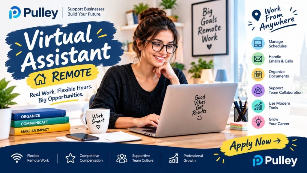 Virtual Assistant – Remote at Pulley | WFH Job USA