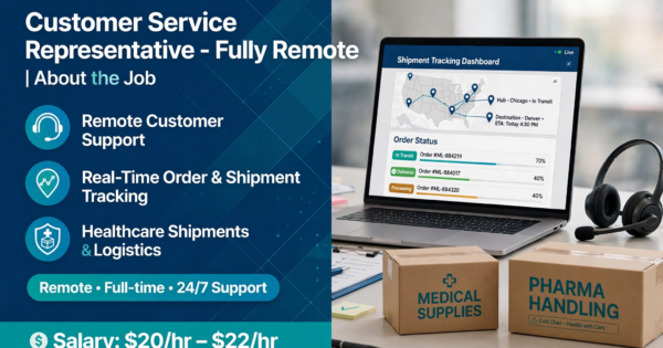 Customer Service Representative &ndash; Remote Job USA
